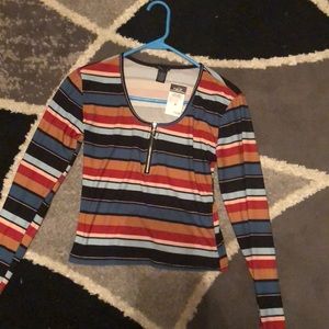 Rue 21 stripped mid crop